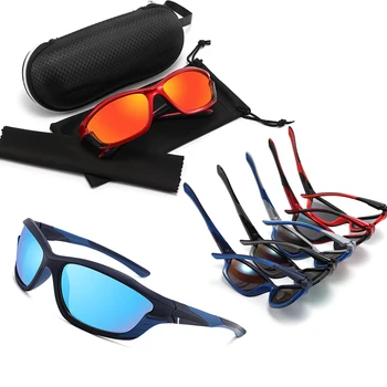 New Sunglasses Arrival 2023 Custom Plastic TPE Polarized Sport Sun Glasses Riding Bicycle Sunglasses For Men