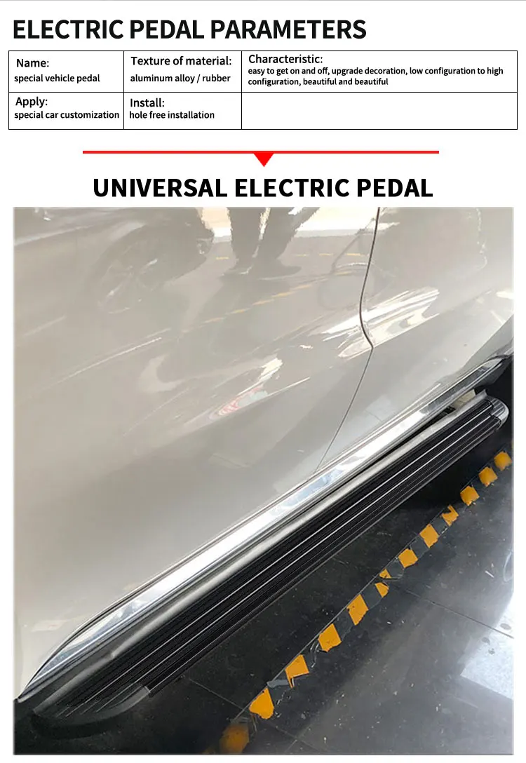 Factory Direct Sale Auto Parts Non-slip Aluminum Alloy Fixed Side Step Rustproof Running Board for FORD Edge 2.0T/3.5L supplier