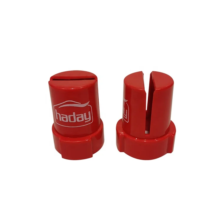 Custom Supermarket Cooking Oil Bottleneck Display Cap Red Color Plastic Bottle Cap Top Display
