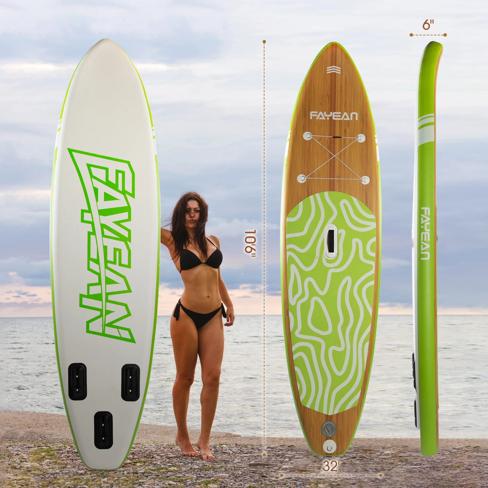 Fayean Stand Up Paddle Board Inflatable Sup Surfboard High Quality