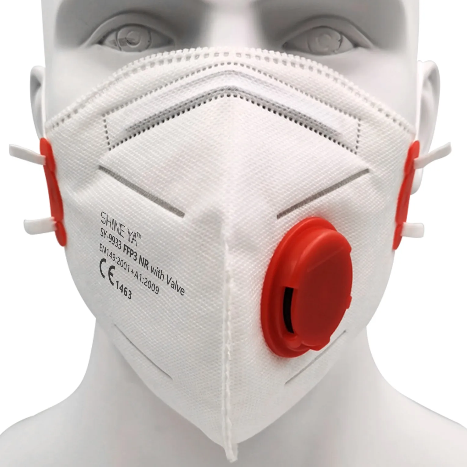 ShineYa EN149 CE Filter Anti Dust P3 P 3 FP3 FP 3 FFP 3 FFP3 Mascherine Mascarilla Masque Masker Respirators Mask with Valve