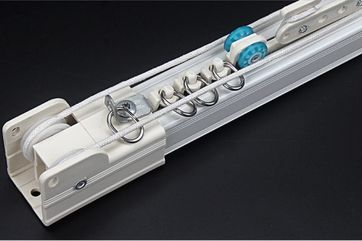 Heavy Duty Corded Curtain Track For Stage Office Lifting Curtain Track