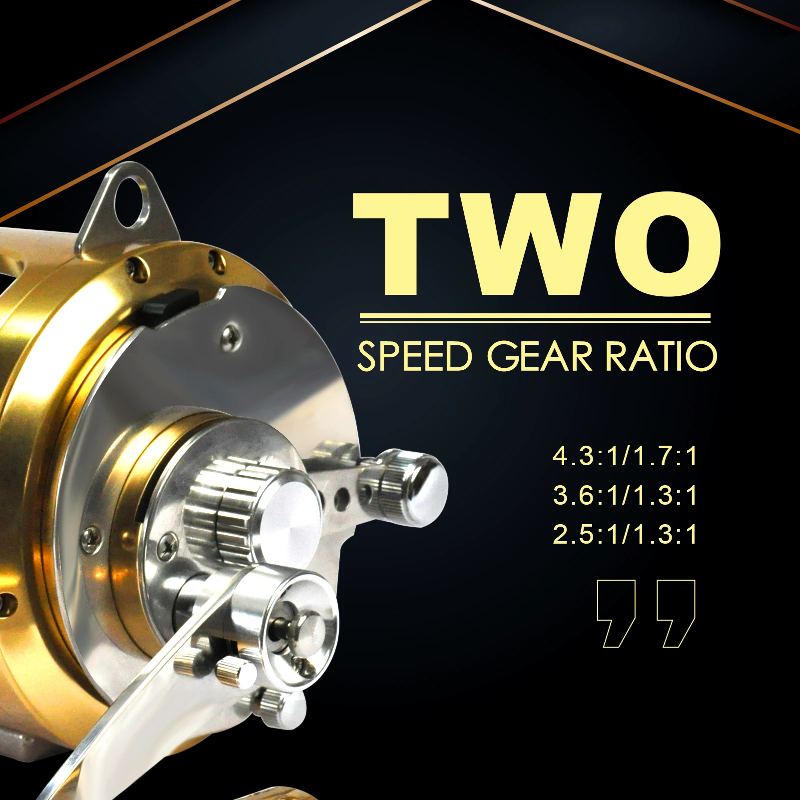 80W Heavy Duty Trolling Fishing Reel with 45KG Max Drag