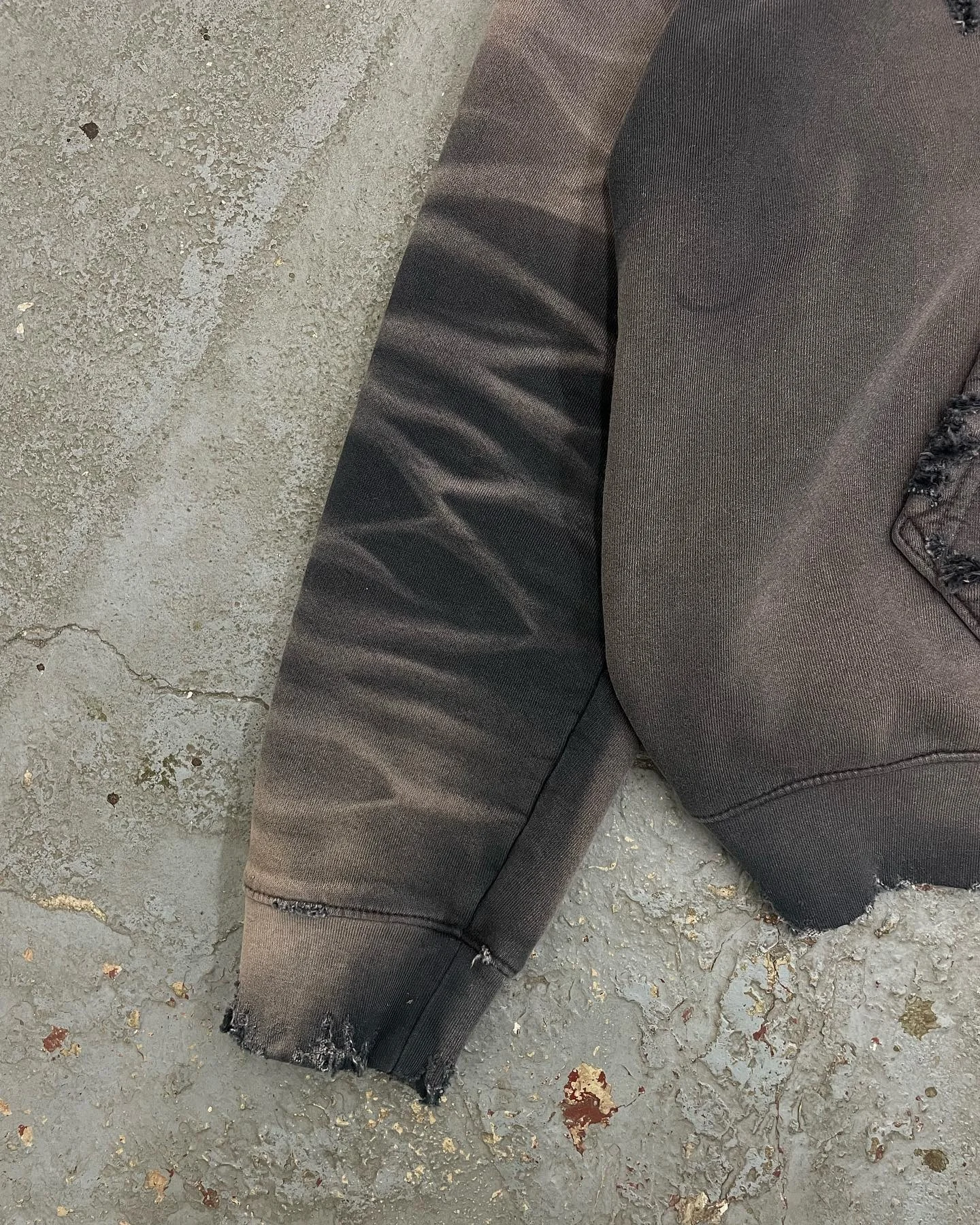 Custom Stringless Cotton Plain Blank Pullover Oversized Sun Faded Distressed Vintage Acid Wash Hoodie Hooded Sweatshirts for Men gallery 4