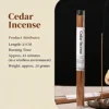 cedar fragrance