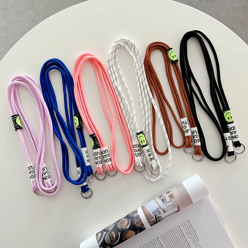 Custom Logo Crossbody Lanyard Cord Strap Soft Phone Case for iPhone 13 11 12 14 Pro Max 15 Plus Necklace Strap Silicone Cover