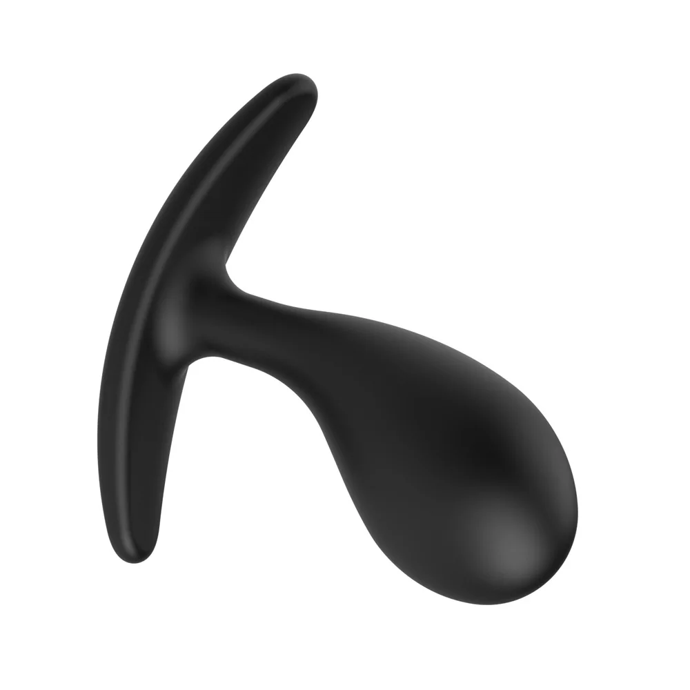 Amoura silicone anal plug with round design and anchor pull-bead