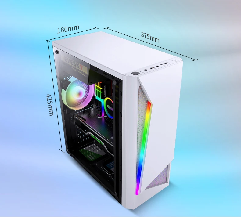 Game Desktop Host Cpu 16g Ram 512gb Ssd Power Supply Pc Gaming Desktop