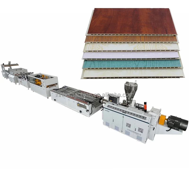 off Line Laminate WPC PVC Cladding Wall Board Making Machine