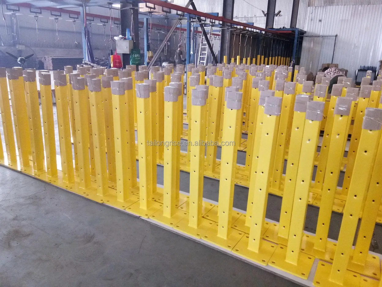 Forklift Protection Rails Structural Guard Rails Warehouse Guardrail Metal Traffic Safety Barriers