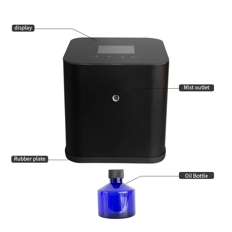 2022 New Home WIFI App Remote Control Scent Oil Diffuser Electric Cool Mist Air Luxury Waterless Aroma Diffuser for Office Home