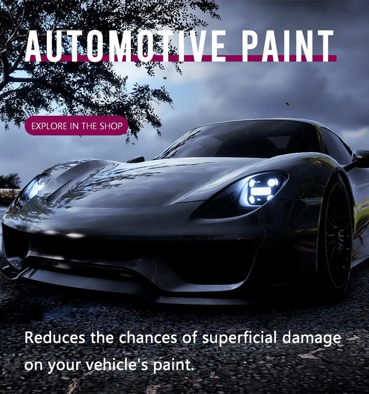 Good Price 2K Car Paint Manufacturer Quick Cure Free Sample Auto Paint Refinish Car Coat Pintura Automotive Paint Colors