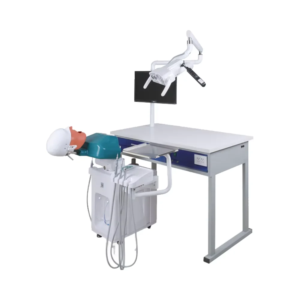 Electric/maunal single person Dental Assistant Simulator with Tooth Models Training Dentist Center Human oral teaching simulator