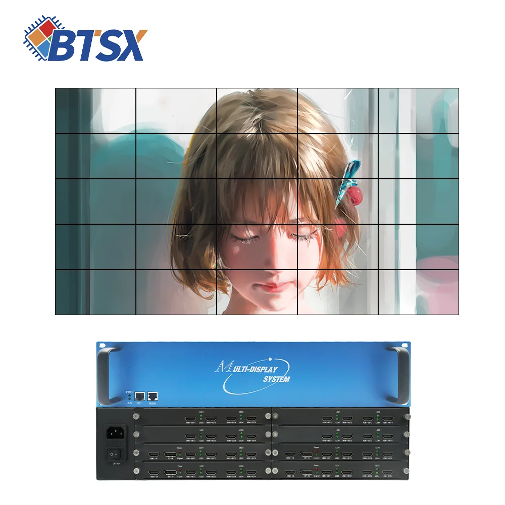Customizable 4 Input 32 Output LED Video Processor 8K 4x8 7x4 3x5 11x2 Professional Audio Video & Lighting