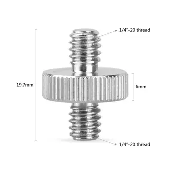 For SmallRig 828 Double End Stud 1/4\" Dual Mounting Solution detail image