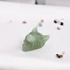 Cabeza de lobo de aventurina verde