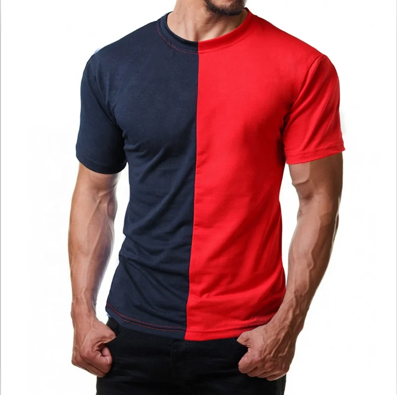 custom logo tshirt cotton mens split| Alibaba.com