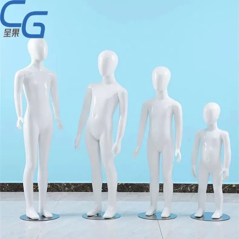 Factory Direct Sales Window Display ABS Child Dress Form Mannequin Babies Girl Standing Mannequins Full Body Children Mannequin