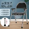Style 5: Stainless steel adjustable commode chair