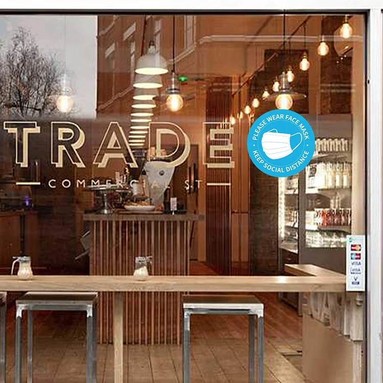 Двусторонняя пожалуйста носите лицевая часть защитный колпак знак виниловая 8