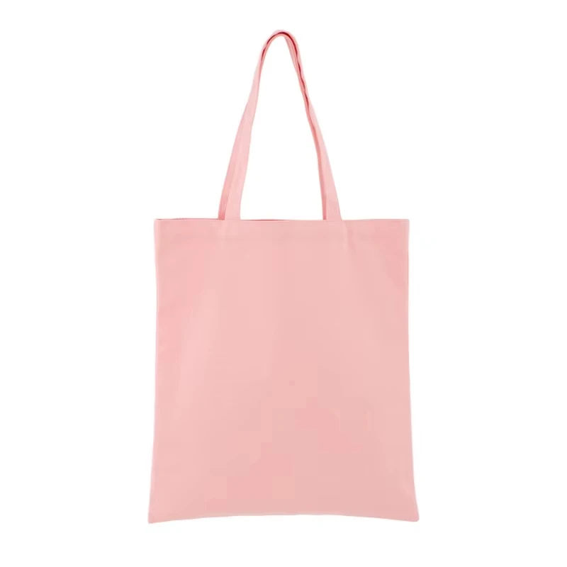 Wholesale Color College Plain Reusable Small Grocery Shopping Cloth Bag Cotton Canvas Totes Bags supplier