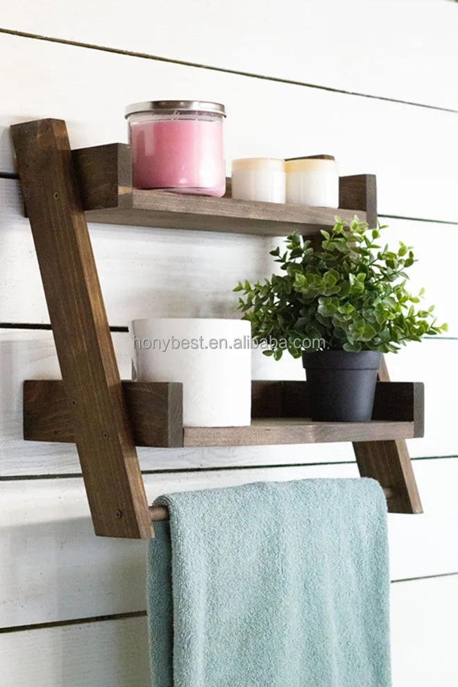 Bathroom Ladder Shelf