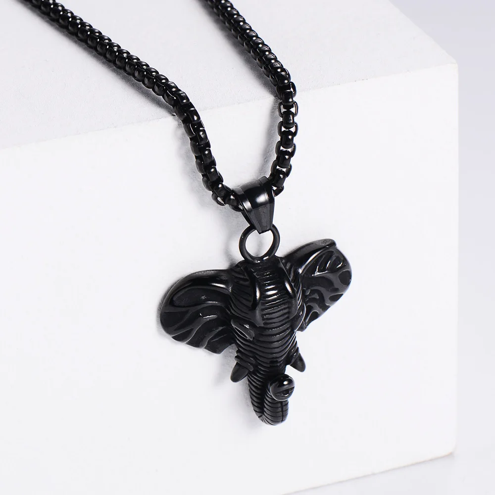 UNICRAFTALE 40 pièces 2 Couleurs Pendentifs Éléphant 201 Breloques en Acier Inoxydable Pendentifs Animaux en Métal pour Collier à Faire Soi-Même Fabrication de Bijoux