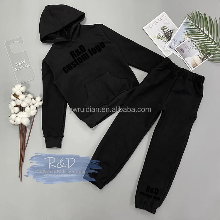 Oem Custom Tracksuits For Kids Unisex Children Tracksuits Training