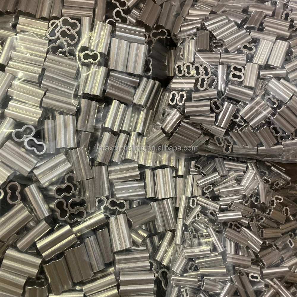 8 Type Dual Crimping Aluminum Crimps Double Fishing Sleeves Buy