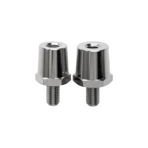 Brass Nickel Plated Battery Pole Terminal Adaptor From M8 to M8 for Motorhome Boat Yacht Car Solar Applications