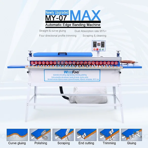 MY07 MAX Edge Banding Machine - High Speed & Easy Operation