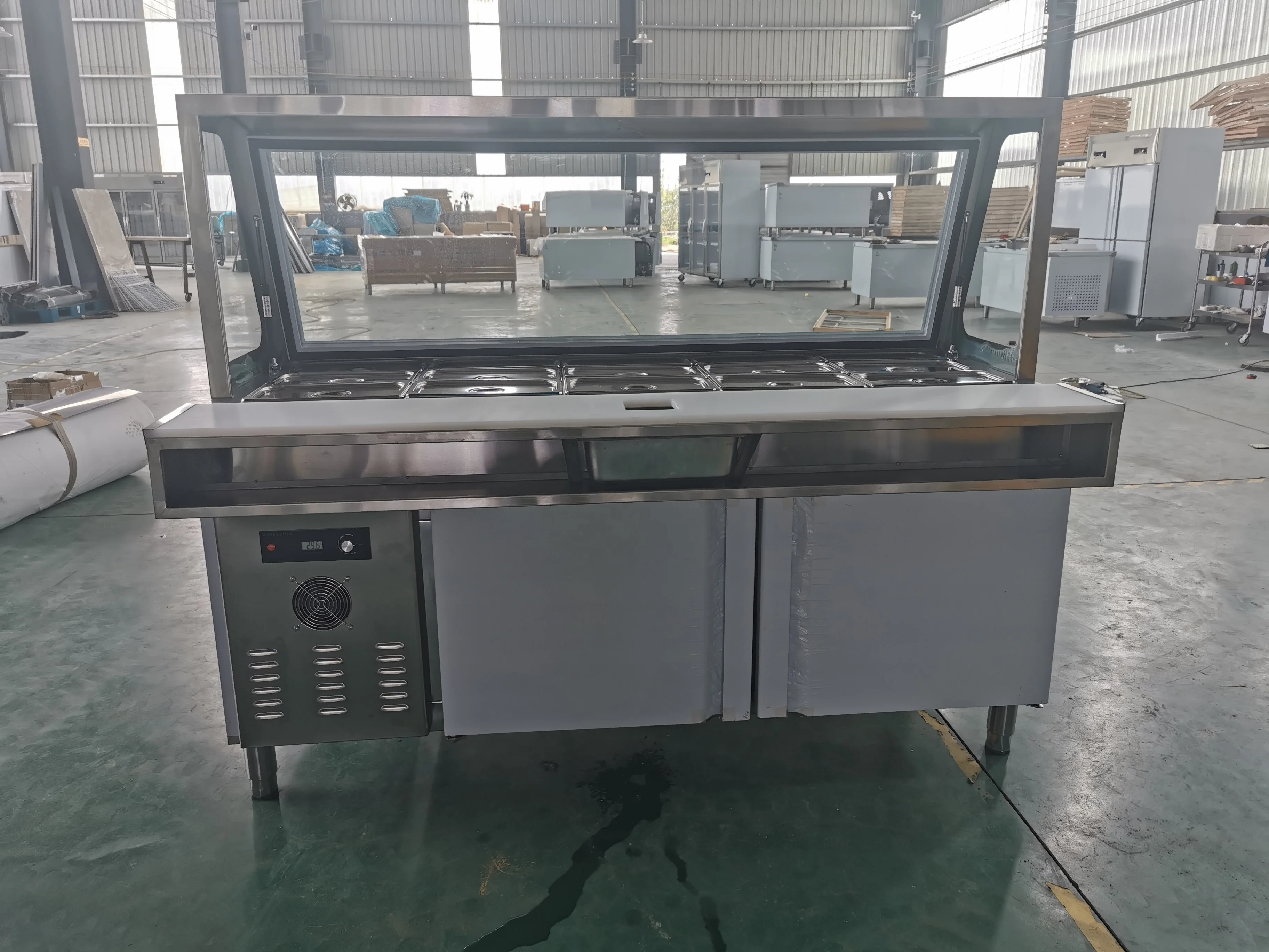 Commercial Salad bar Counter Display Fridge Refrigerator