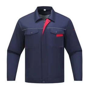 Custom Logo Zipper Multi Pockets Industrial Engineering Tactical Uniform Security Mechanic Jacket for Men Women Manufacture A6