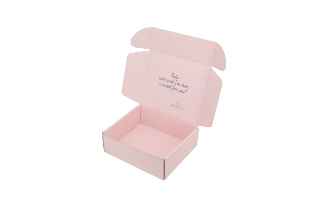 Картонные коробки с логотипом на заказ, отправка почтовых отправлений, розовый косметический набор, косметика, отправка, уход за кожей, гофрированные упаковочные коробки