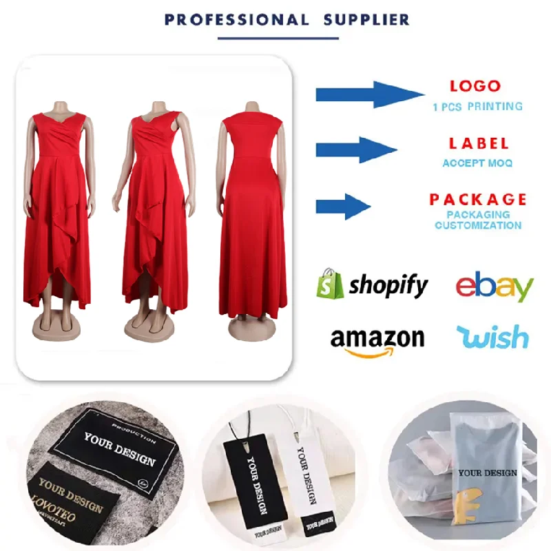 S10629 Trendy Dresses Women Casual Gowns for Women Evening Dresses Elegant Slim One Shoulder Sleeveless V-neck Ladies Dresses S10629 Trendy Dresses Women Casual Gowns for Women Evening Dresses Elegant Slim One Shoulder Sleeveless V-neck Ladies Dresses