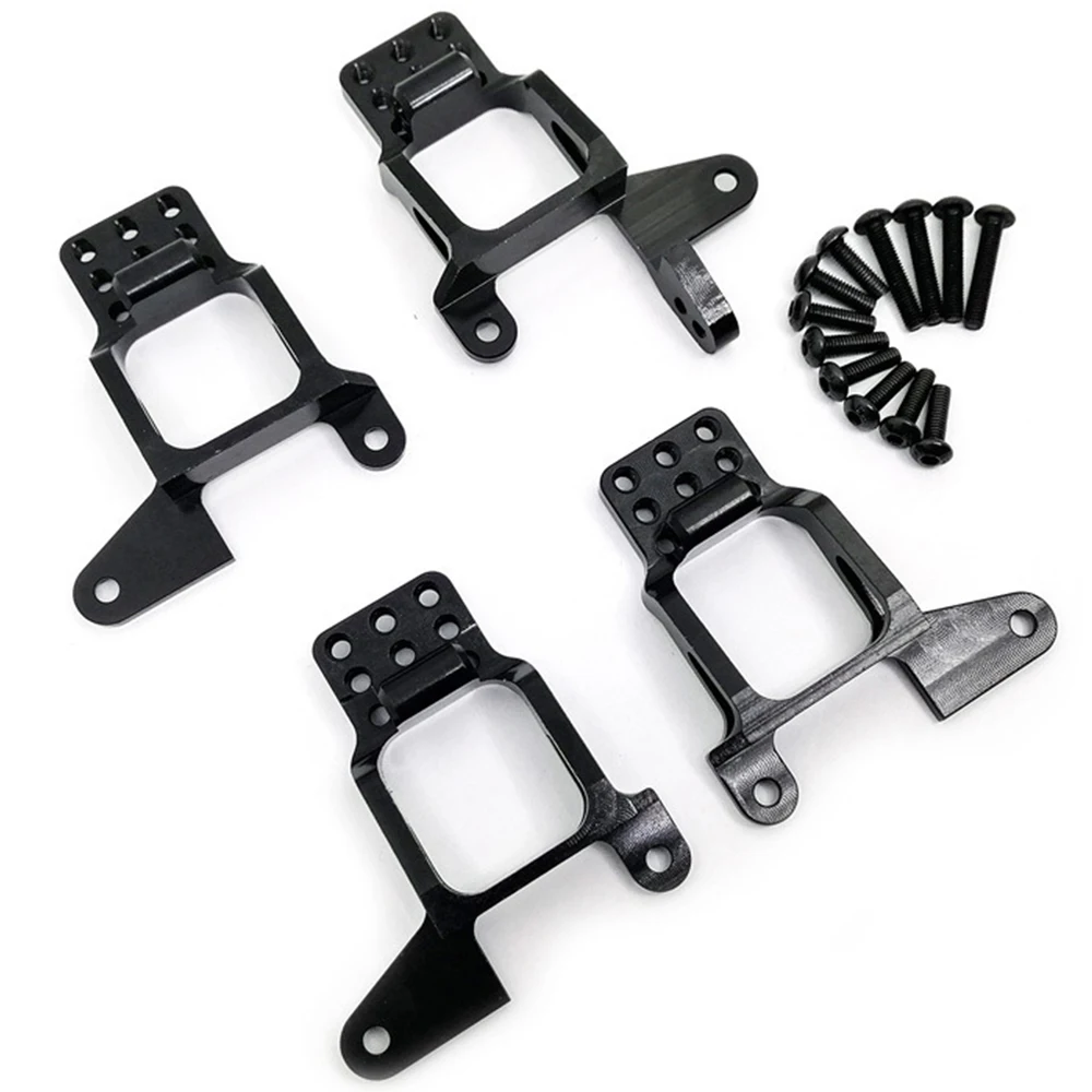 Aluminum Front & Rear Shock Tower Hoops Absorber Bracket RC Car Shock Tower Upgrade Parts for 1/10 RC Axial SCX10 Car 