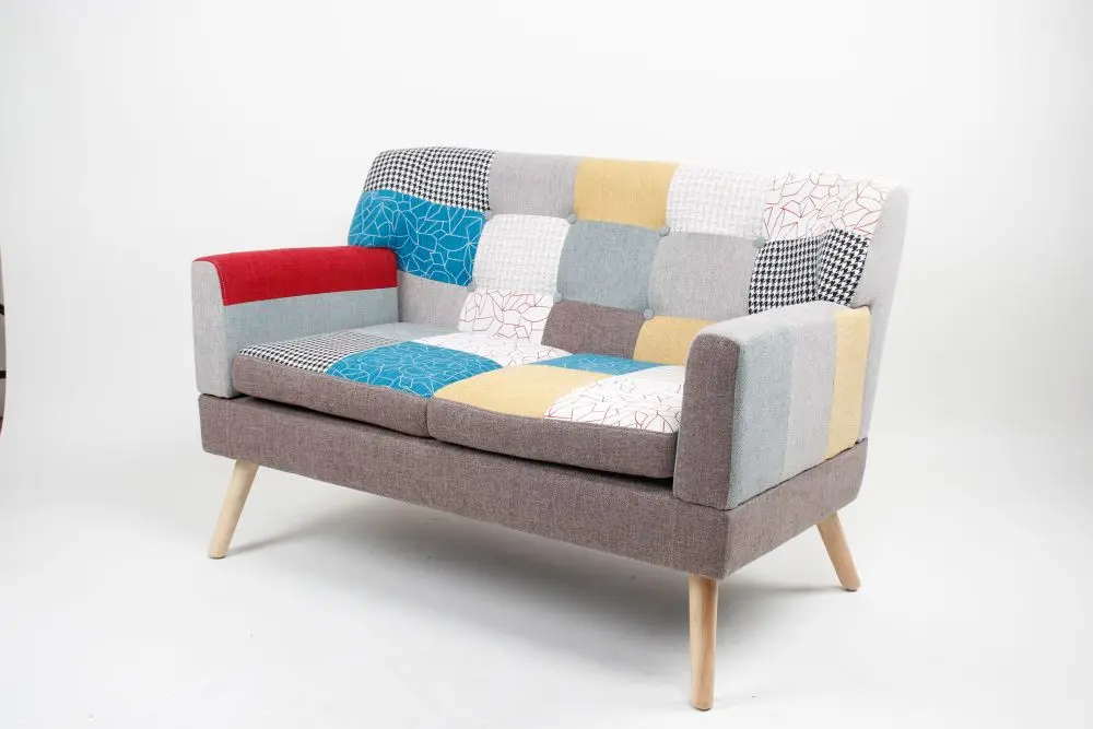 Mid for Century Modern Green Velvet 2-Seater Sofa Retro Style Home Office Loveseat Wooden Legs Elegant Small Spaces Living Room supplier