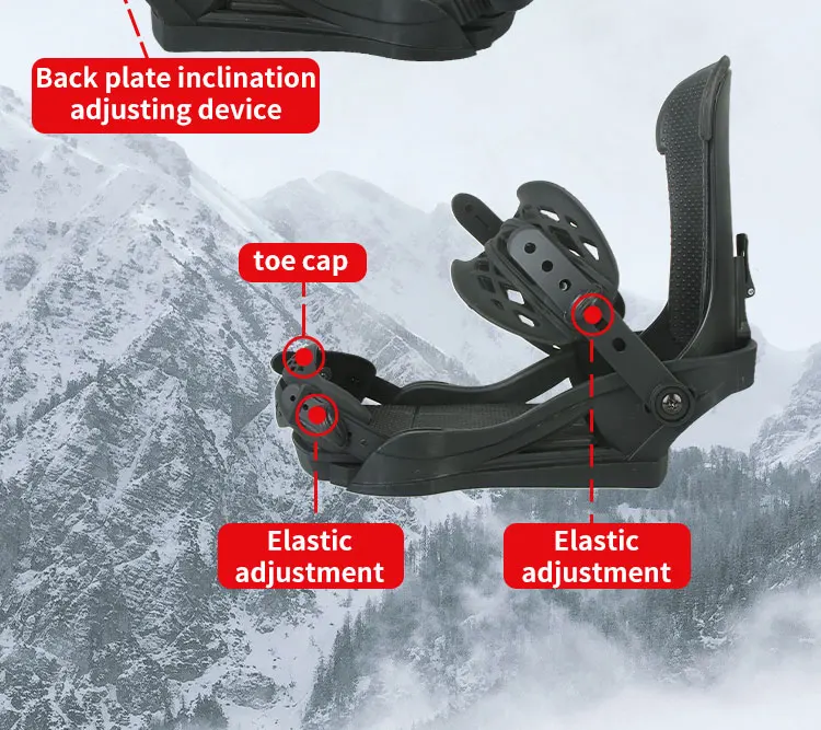 High Quality Snowboard Binding Mount Union Custom Snowboard Mounts