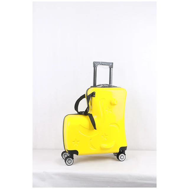 Portable Ride Kids Trolley Case Children Trolley Cases Suitcase Spinner ...