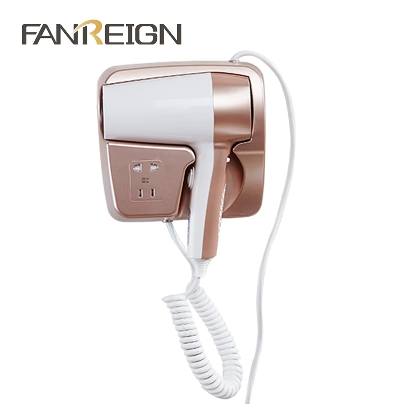 Fanreigh DB-2115 отель профессиональное оборудование Электрический настенный фен для волос с гнездом