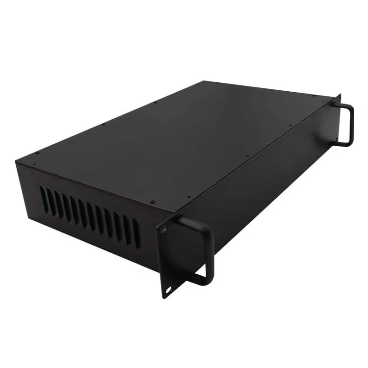 Shenzhen Customized Sheet Metal Box Fabrication Industrial 1U 2U 3U 19 Inch Rack Mount Chassis Server Case Equipment Enclosure