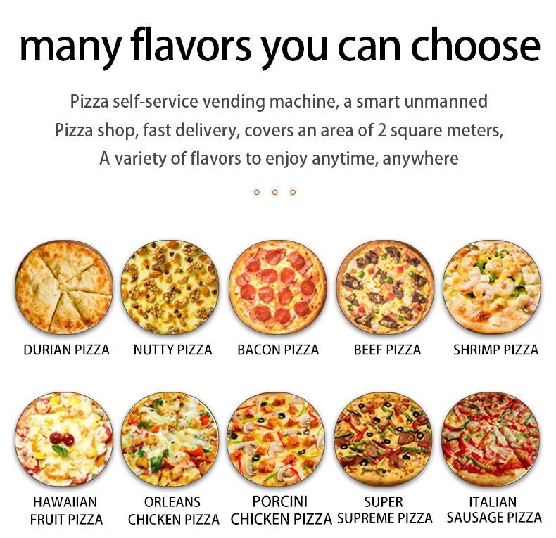 Cheese Pizza Machines Automatic Fast Pizza Making Machine Industrial Price Indoor Pizza Vending