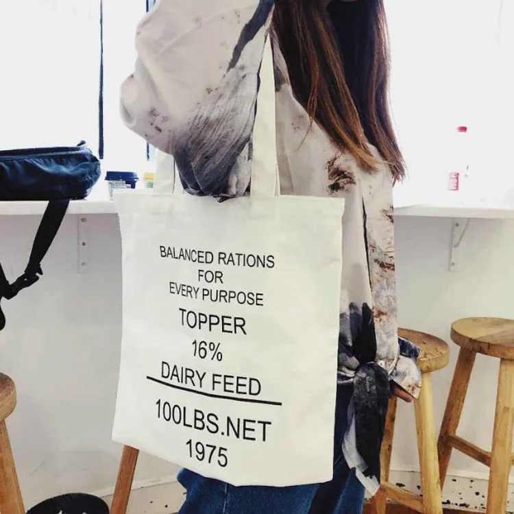 Custom Canvas Tote Bag Organic Fabric Plain White Natural Recycled Shopping Bag Buy Canvans