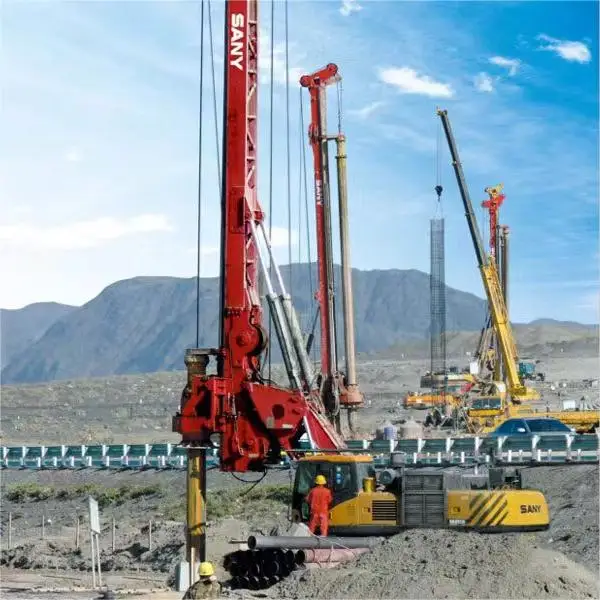 High Quality Used Rotary Drilling Rigs and Tracked Spiral Drilling Rigs in China Low Working Hours