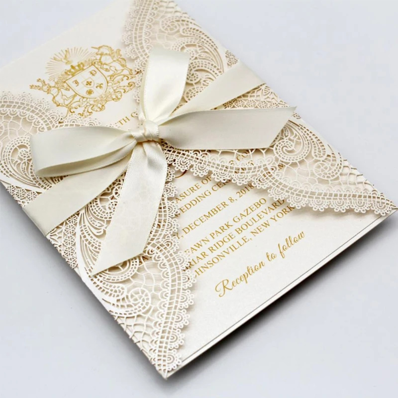 Custom Luxury Paper Invitation Card With Envelope Seal Finish Greeting Cards Invitation for Wedding factory