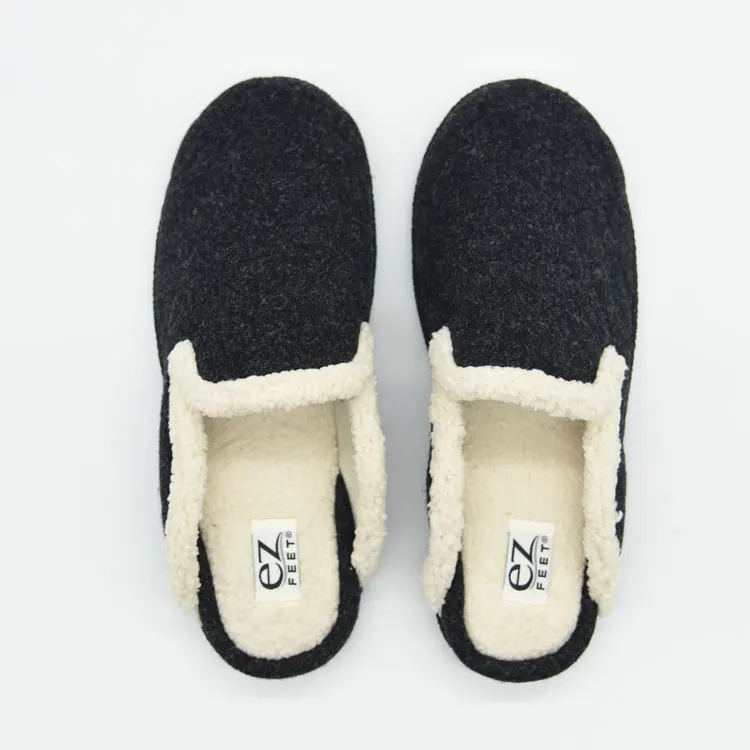 Индивидуальные уличные мягкие кожаные зимние меховые домашние тапочки на платформе для спальни, дизайнерские тапочки для