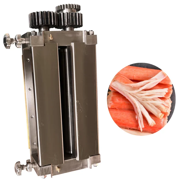 New Product Accurate Surimi Sheet Slitter With Copper Comb for Crab Stick of Seafood Processing Machine