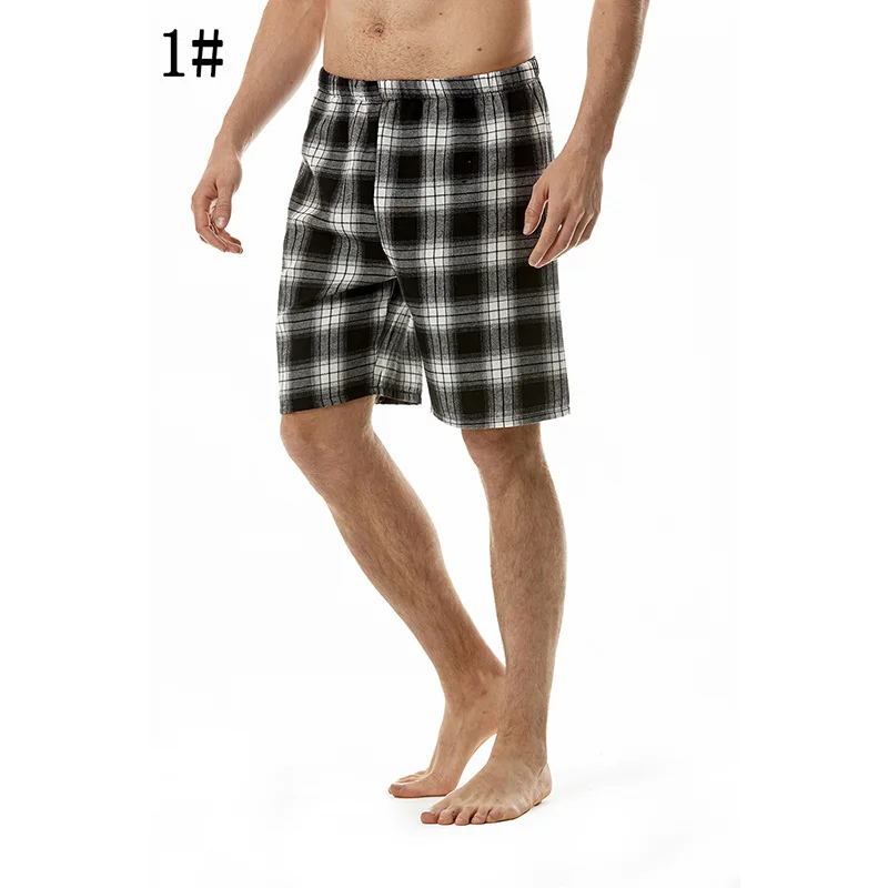 2023 New Fashion Men's Loose Plaid Sleeping Pants Night Pants For Men