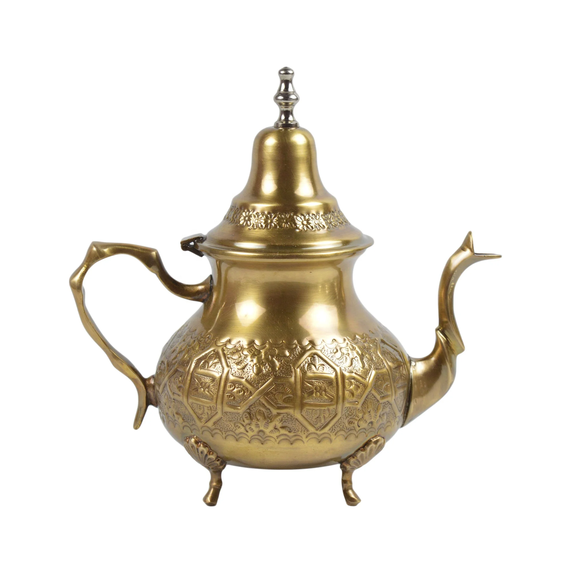 Moroccan Brass Teapot - Tribal Village Pty Ltd