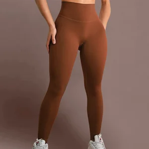 OEM Custom Women High Waist Yoga Leggings Super Soft Tummy Control Fitness Butt Lift Yoga Leggings